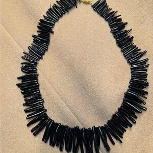 Black Coral Vintage Necklace Women Jewelry